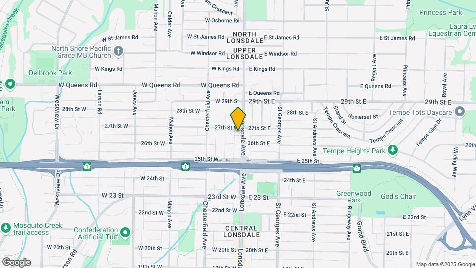 2625 Lonsdale Av Map and Location Details