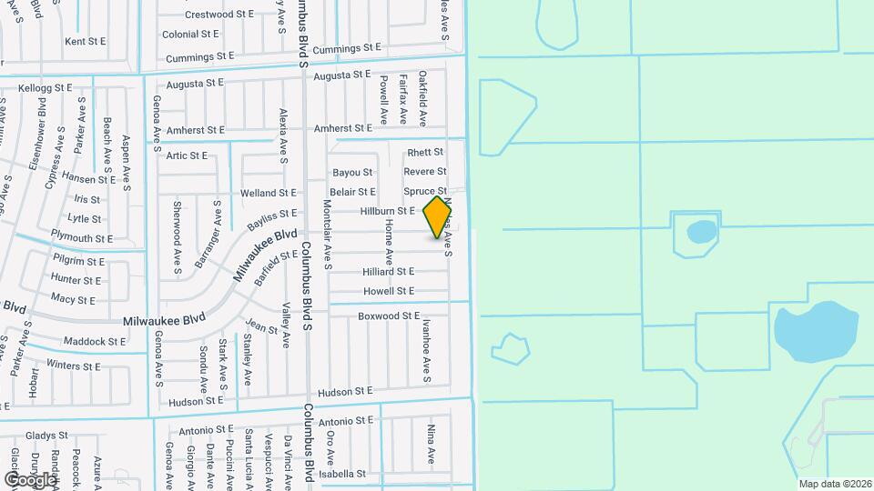 1263 Hillcrest St E Map and Location Details