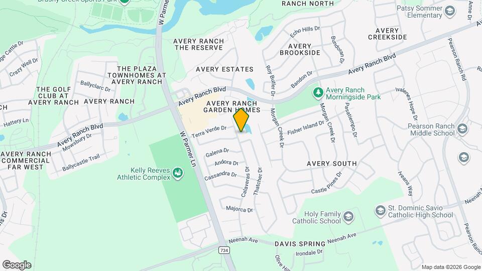 15201 Calaveras Dr Mapa y Detalles de la Ubicación