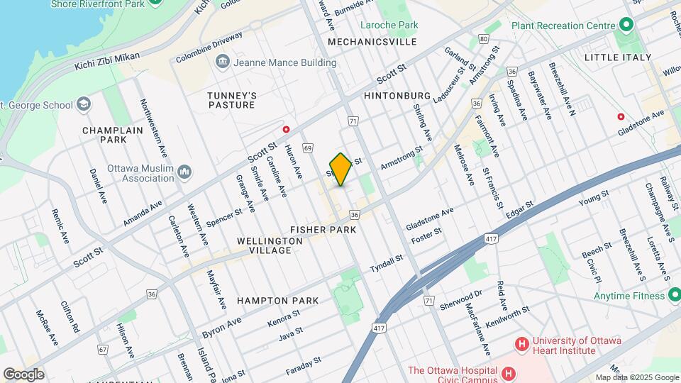78 Hinton Av N Map and Location Details