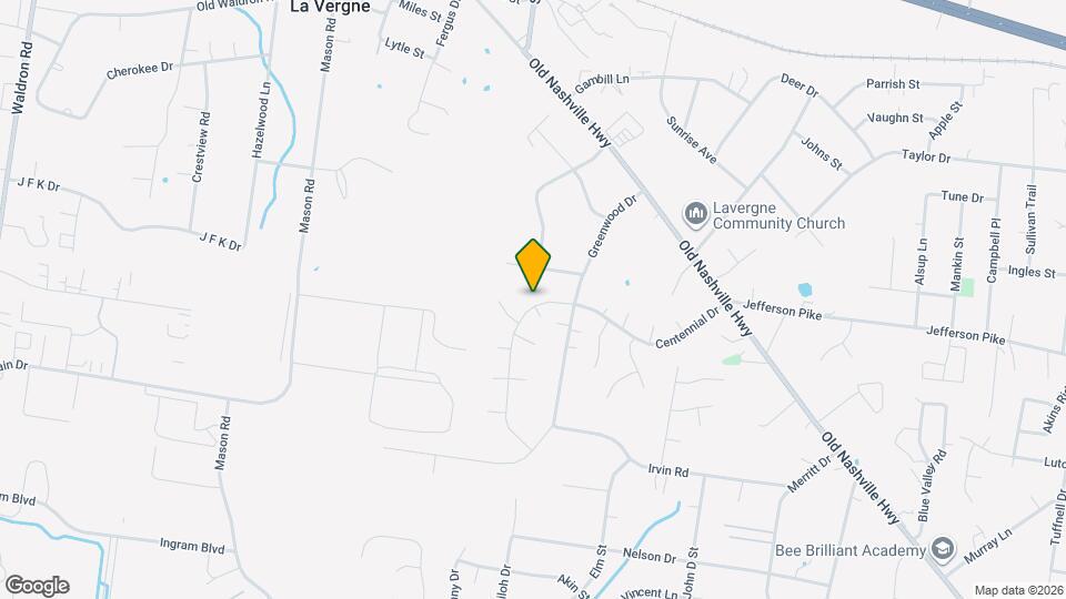 208 Centennial Dr Map and Location Details