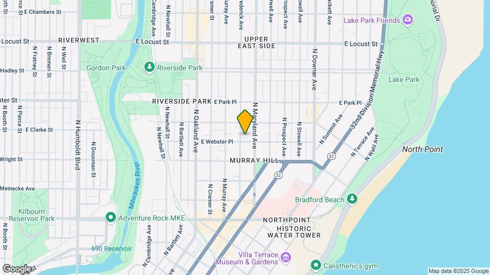 2558 N Frederick Ave Map and Location Details