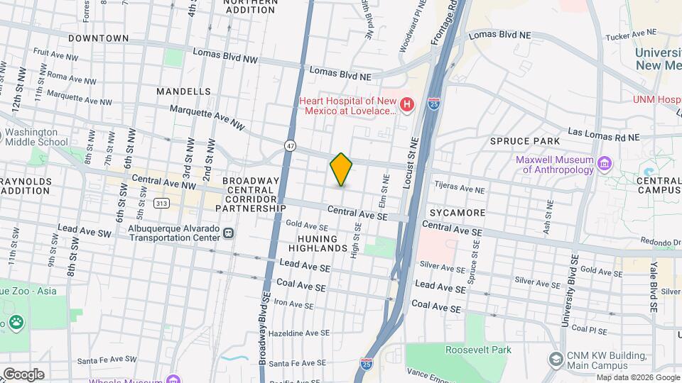 123 Walter St NE Map and Location Details