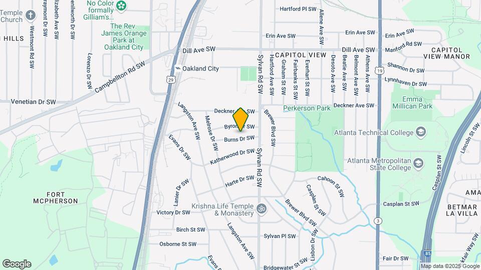963 Burns Dr SW Map and Location Details
