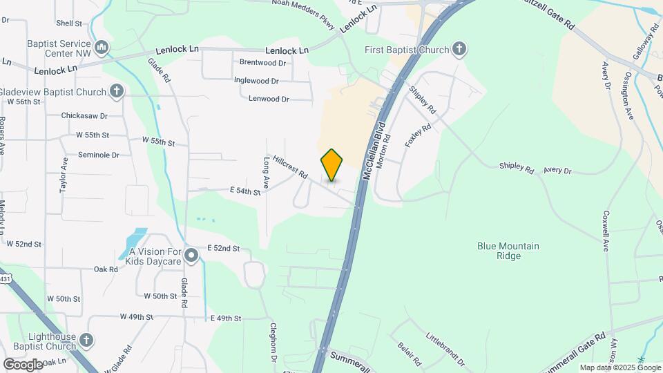 5405 Centerbrook Dr Map and Location Details