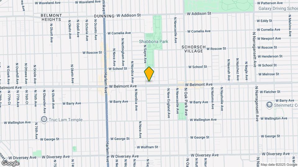 6968 W Belmont Ave Mapa y Detalles de la Ubicación