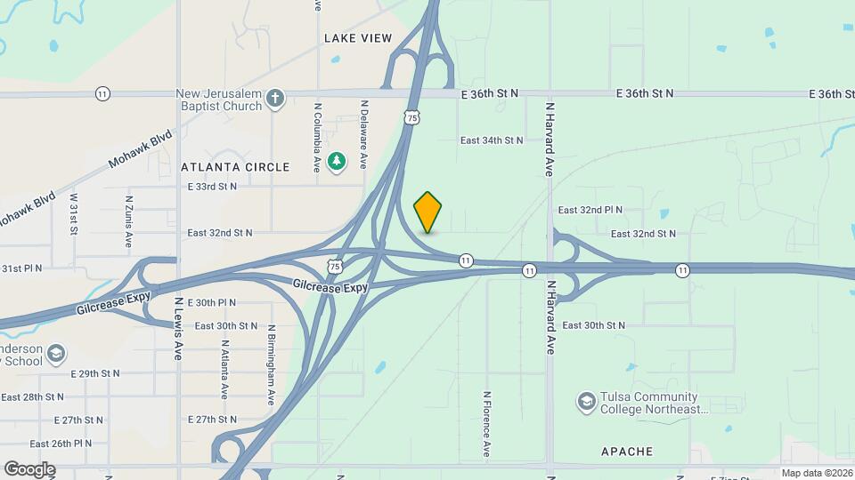 2914 East 32nd St N Map and Location Details