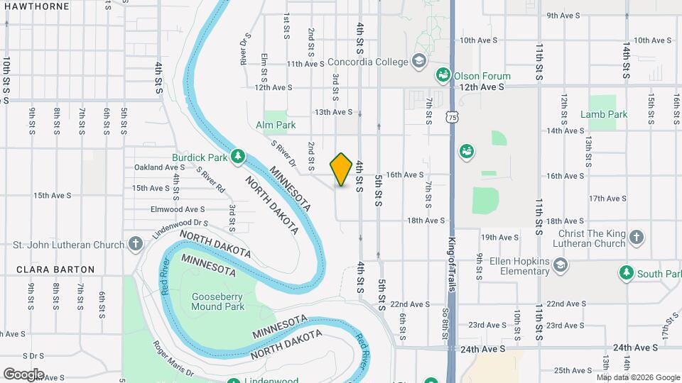 1622 3rd St S Map and Location Details