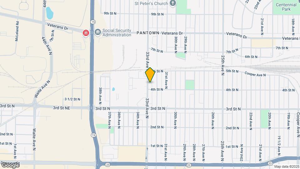410 33rd Ave N Map and Location Details
