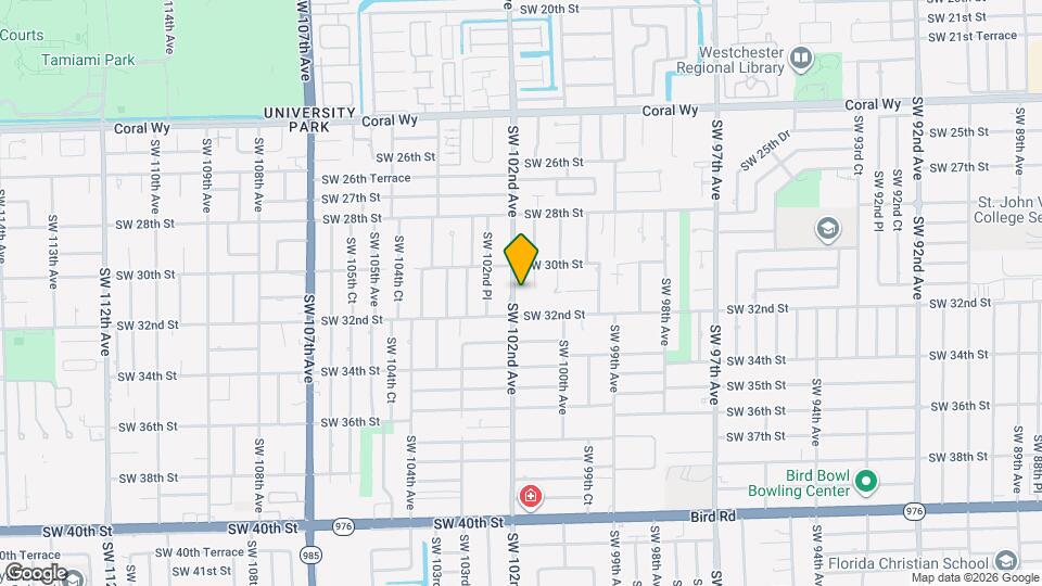 3101 SW 102nd Ave Map and Location Details