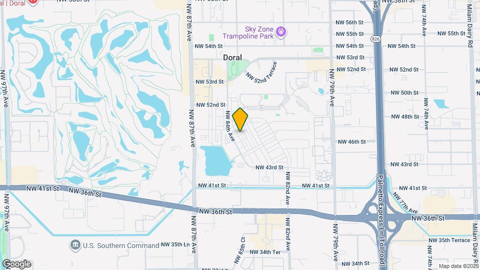 4802 NW 83rd Path Map and Location Details