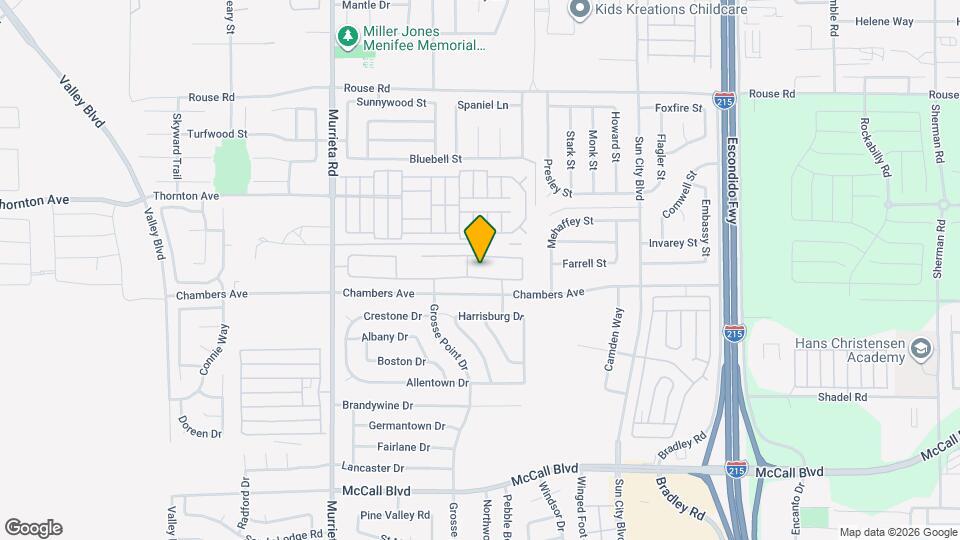 26388 Desert Rose Ln Map and Location Details