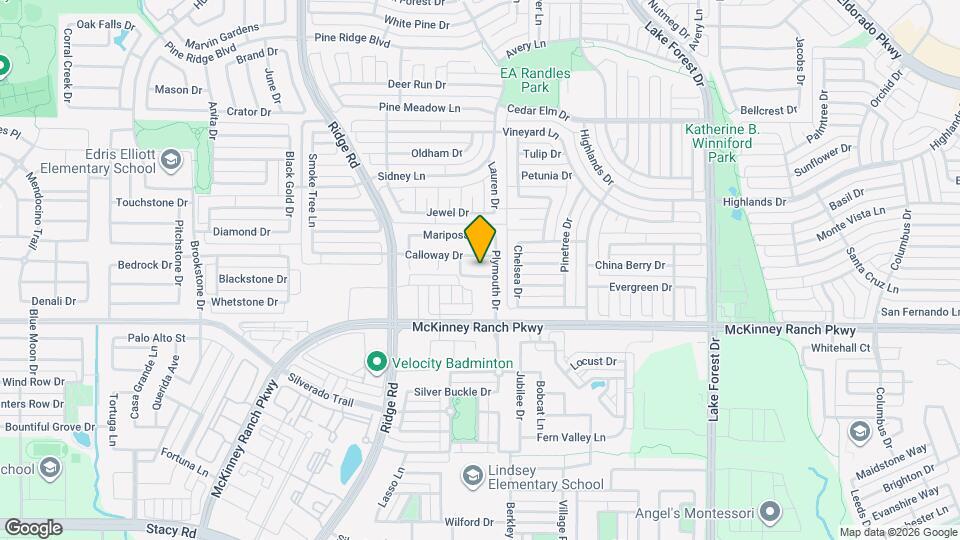 5712 Eureka Bend Map and Location Details