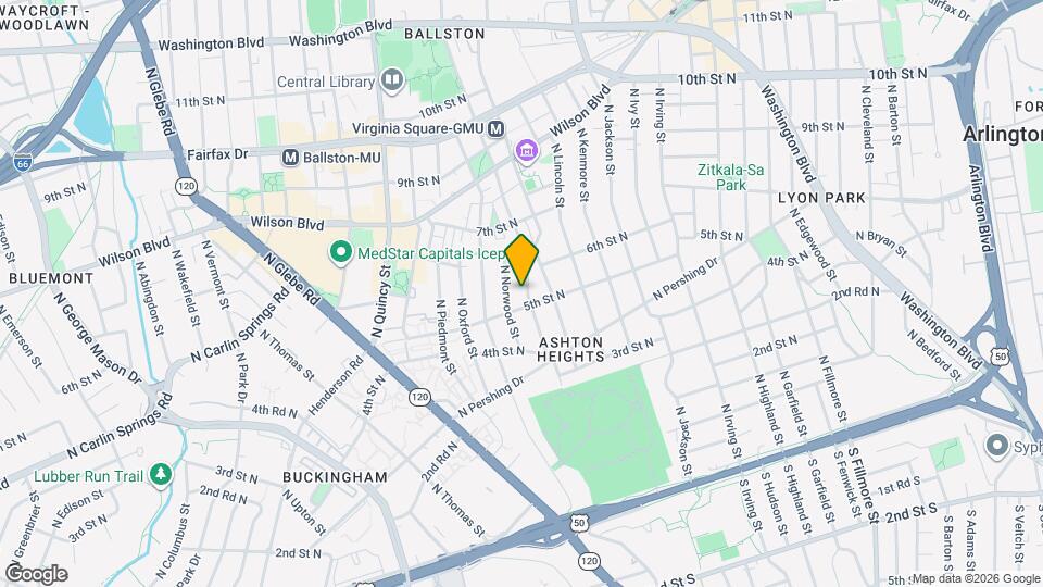 510 N Nelson St Map and Location Details