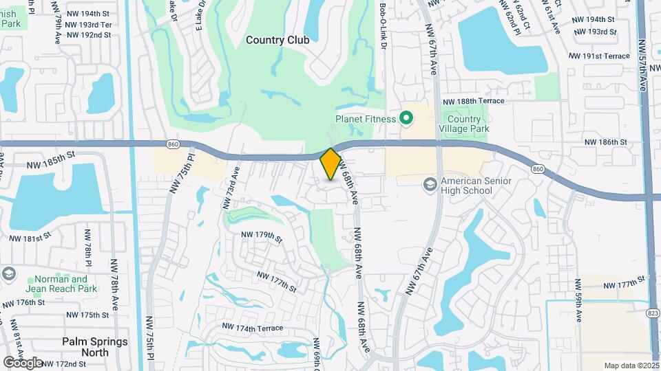 18340 NW 68th Ave Map and Location Details