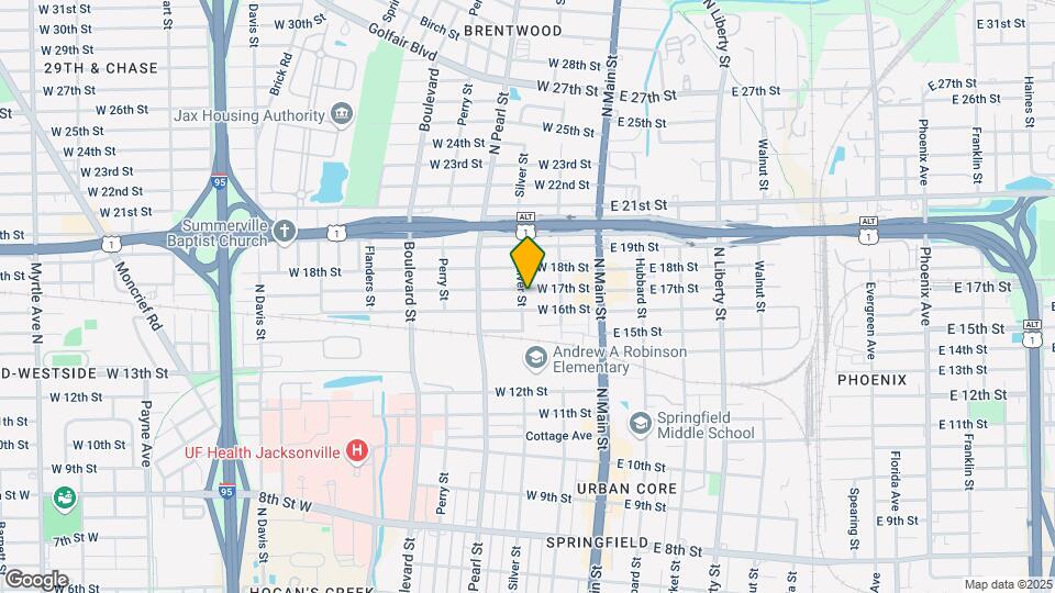 2621 Silver St Map and Location Details