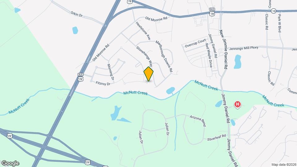 968 Creekview Rd Map and Location Details