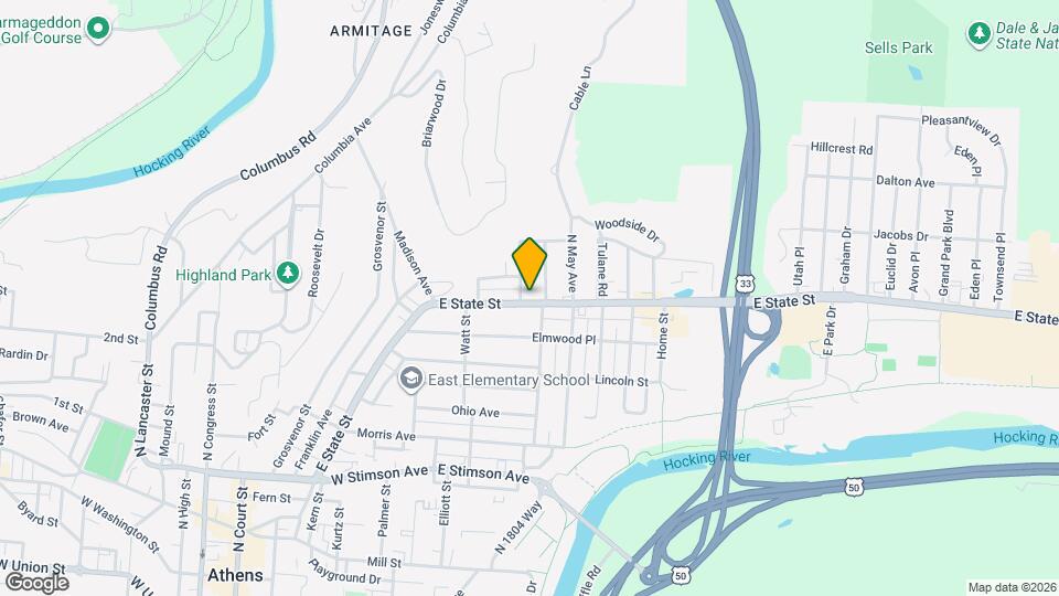 296 E State St Map and Location Details