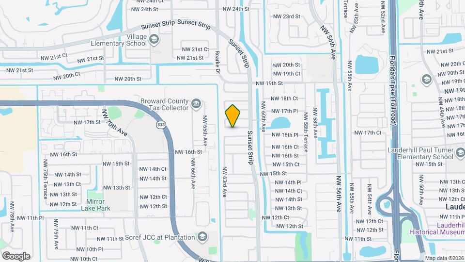 6240 NW 17th St Map and Location Details