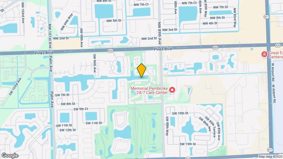 820 S Hollybrook Dr, Unit 303 Map and Location Details