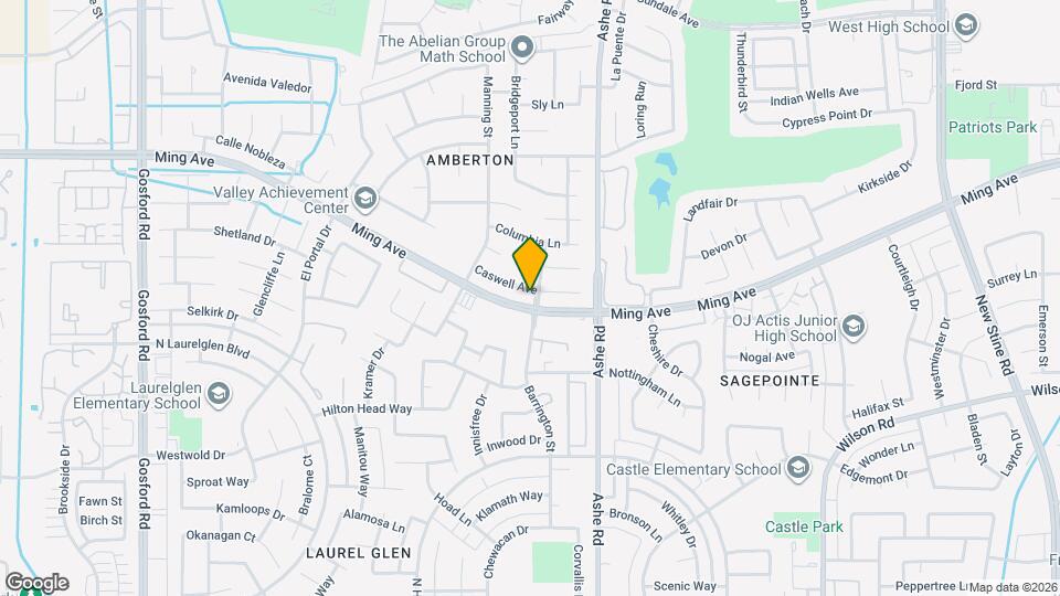 6701 Caswell Ave Map and Location Details