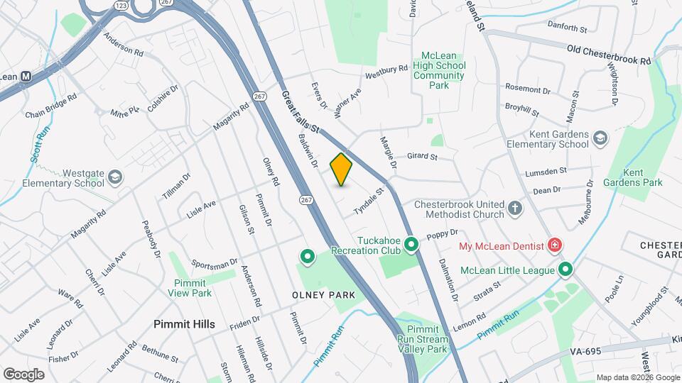 7114 Xavier Ct Map and Location Details