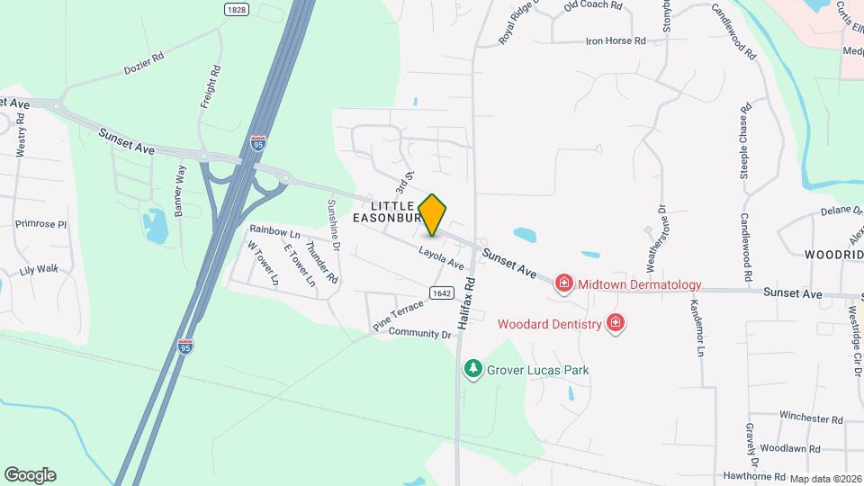 4125 Sunset Ave Map and Location Details