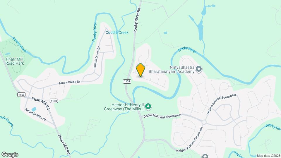 1031 Rocky Meadows Ln Mapa y Detalles de la Ubicación