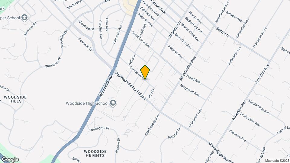 386 Cerrito Ave Map and Location Details