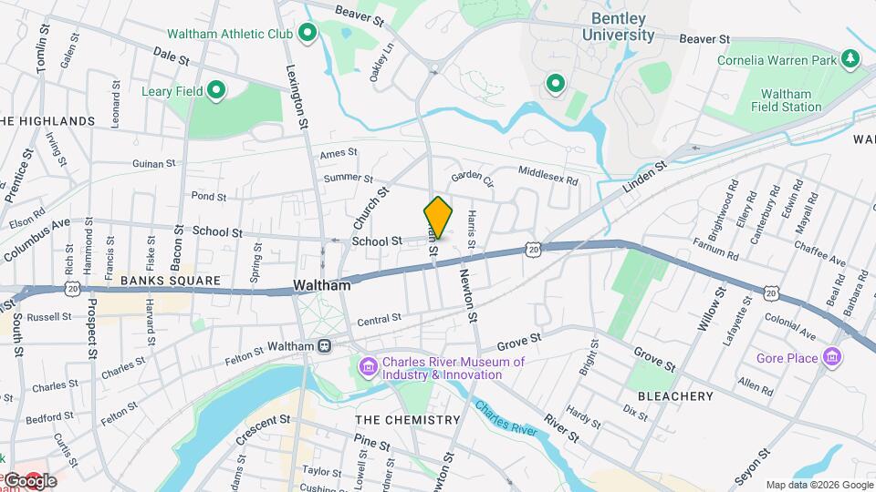 15 Lyman St, Unit #3 Map and Location Details