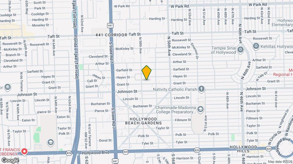 5737 Grant St Map and Location Details