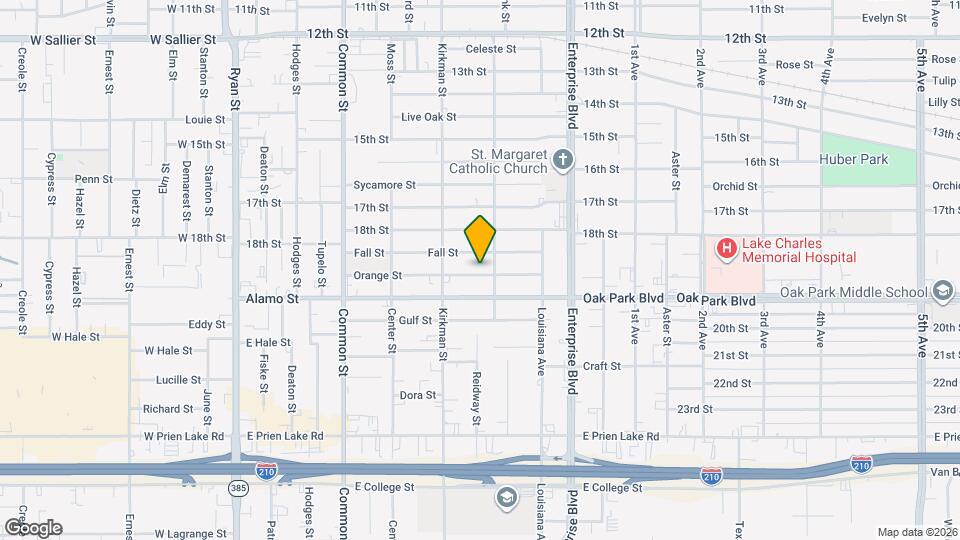 909 Orange St Map and Location Details