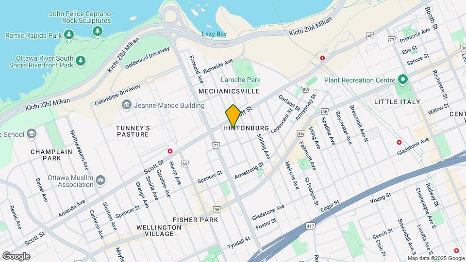250 Hinchey Av Map and Location Details