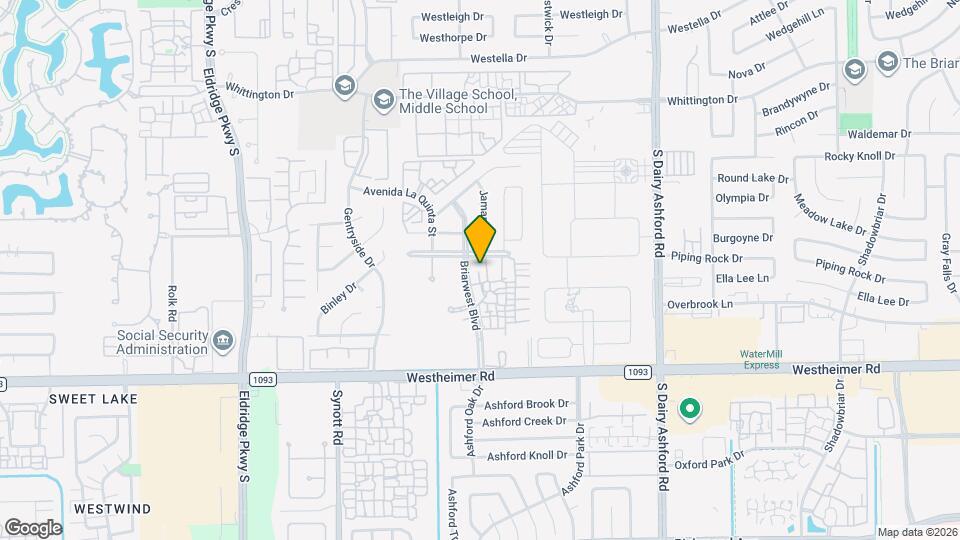 2325 Briarwest Blvd Map and Location Details