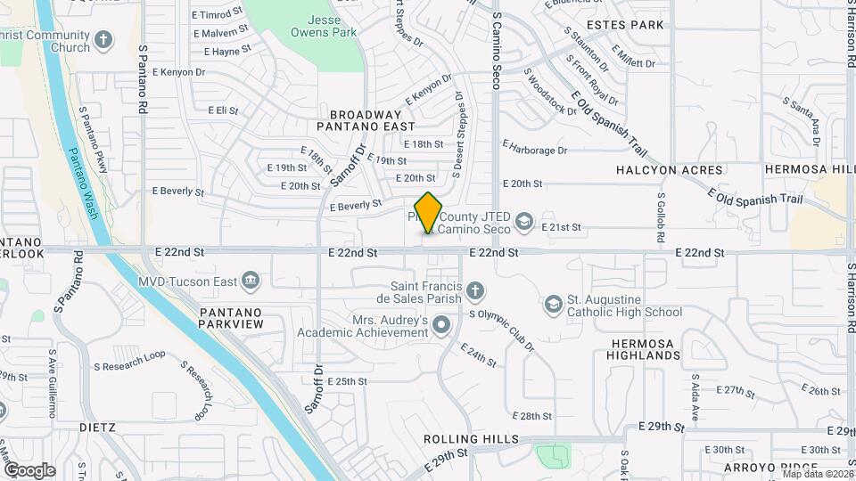 8536 E River Reserve Dr Map and Location Details