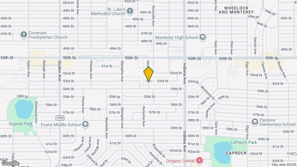 5330 Kenosha Ave Map and Location Details