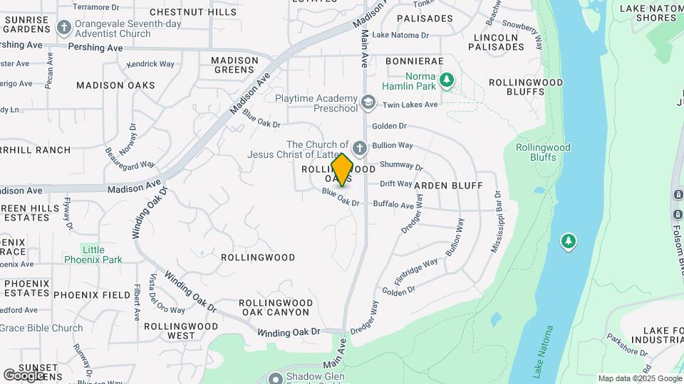 9377 Blue Oak Dr Map and Location Details