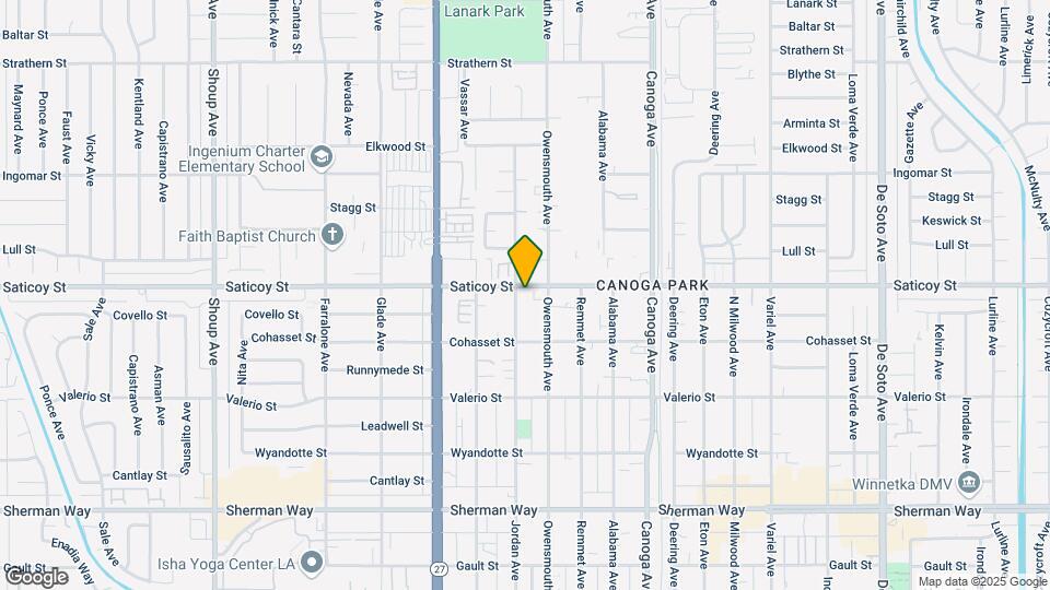 7550 Jordan Ave Mapa y Detalles de la Ubicación