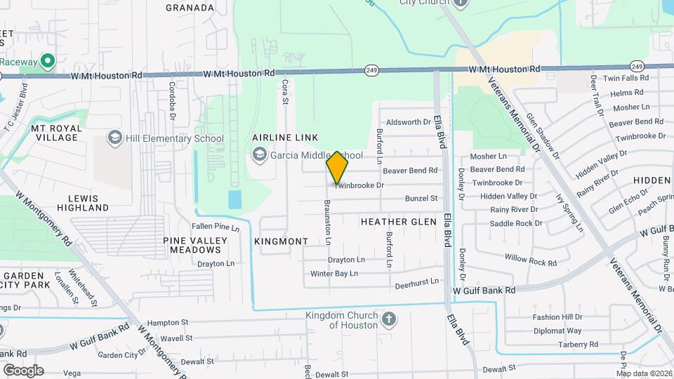 2155 Twinbrooke Dr Map and Location Details