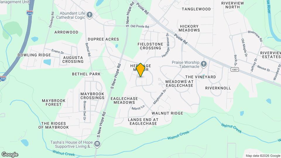 1600 Winway Dr Map and Location Details