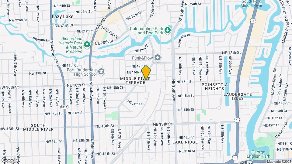 1610-1614 NE 11th Ave Map and Location Details