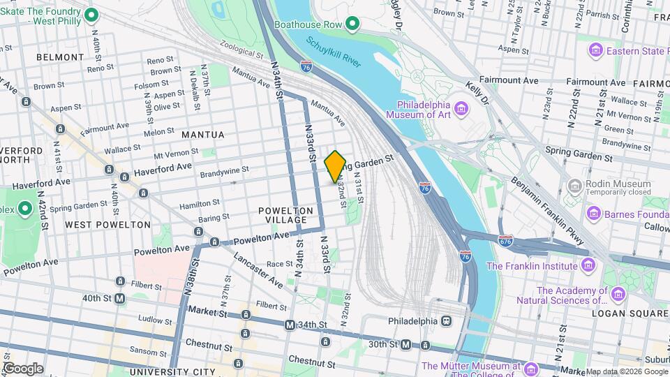 418 N 32nd St Map and Location Details