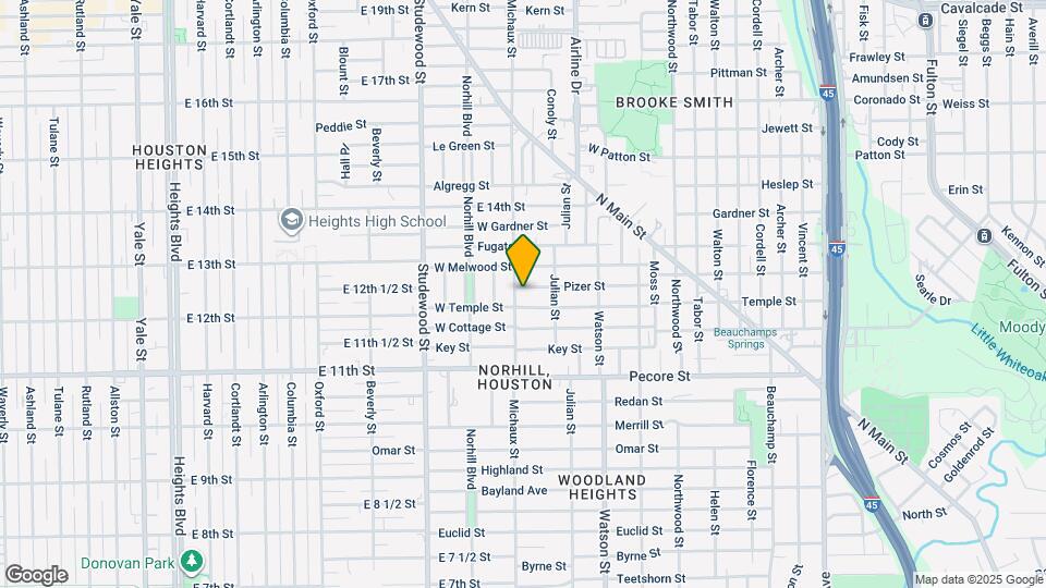 932 Pizer St Map and Location Details