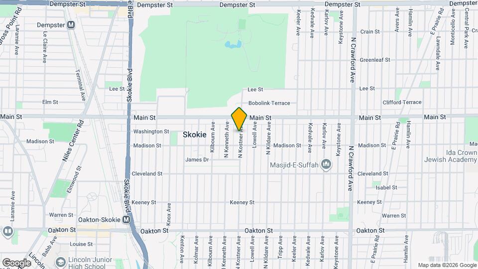 8326 N Kostner Ave Map and Location Details
