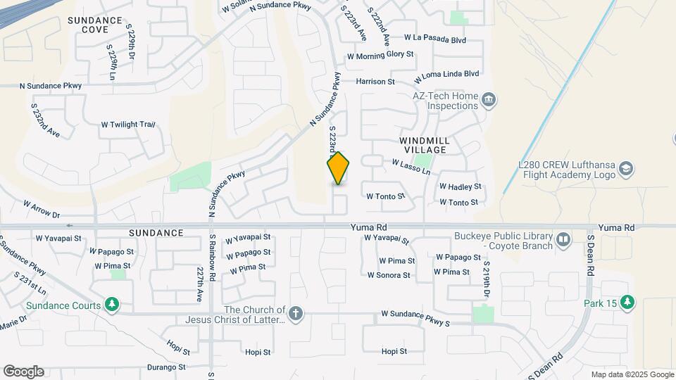 22352 W Tonto St Map and Location Details