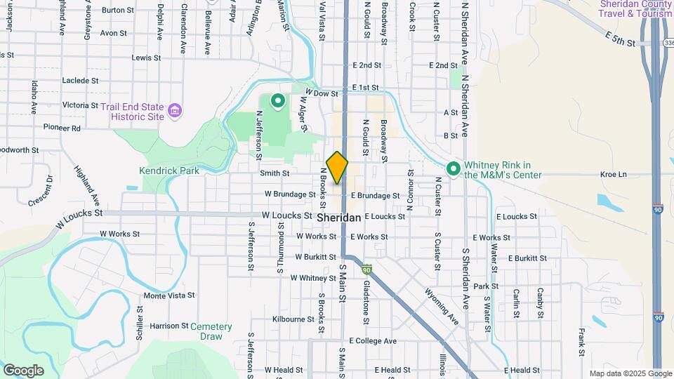 33 W Brundage St Map and Location Details