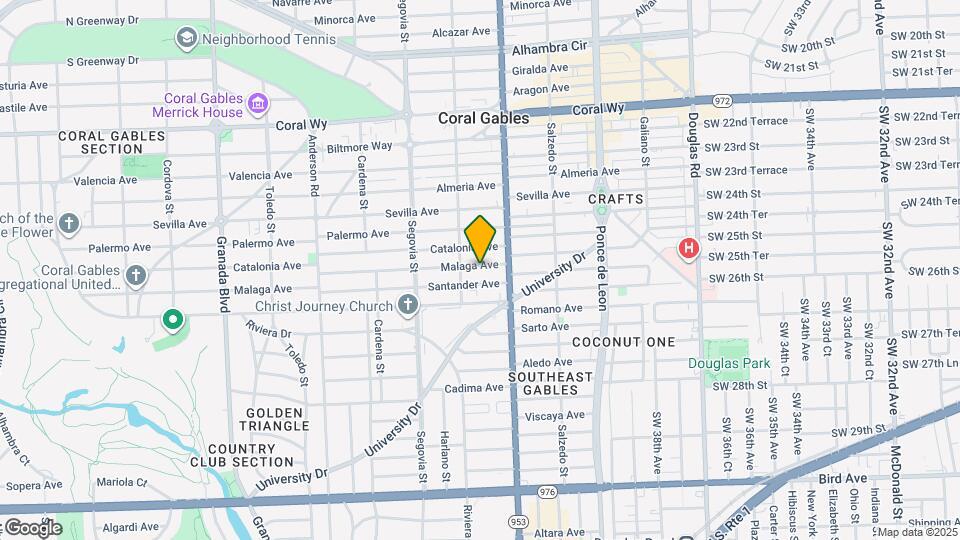 430 Malaga Ave Map and Location Details