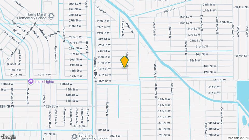 3203 18th St W Map and Location Details