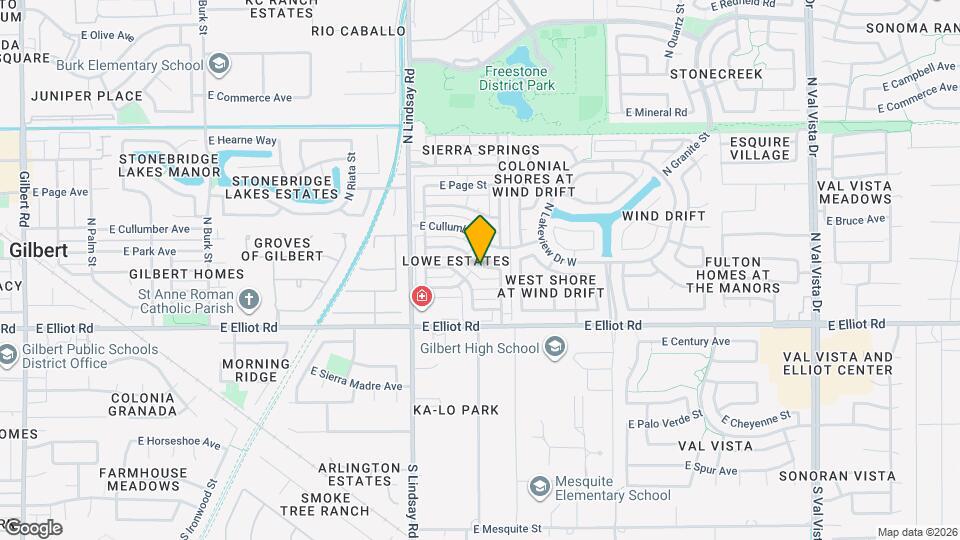 941 E Park Ave Map and Location Details