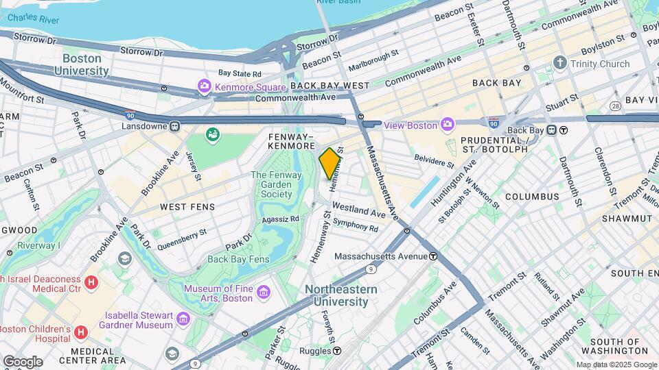 65 Hemenway St, Unit 19 Map and Location Details